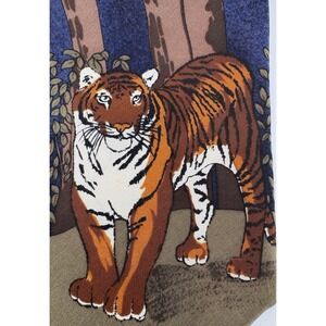 Bengal Tiger Tie Animal 100% Silk Wild World Wildlife Fund WWF  TIE 1991